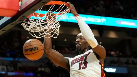 NBA takes rebound away from Miami’s Bam Adebayo, denying him rare 20-rebound triple-double